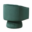 Lexicon Lonita Velvet Swivel Chair in Dark Green