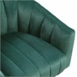Lexicon Lonita Velvet Swivel Chair in Dark Green