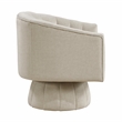 Lexicon Lonita Velvet Swivel Chair in Taupe