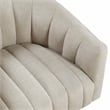 Lexicon Lonita Velvet Swivel Chair in Taupe