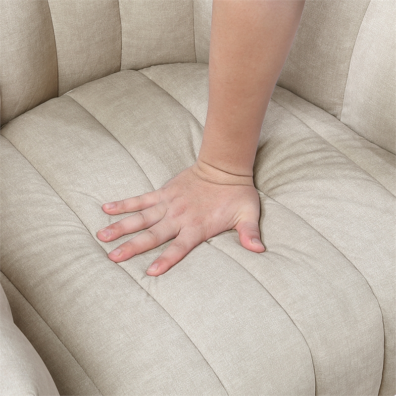 Lexicon Lonita Velvet Swivel Chair in Taupe
