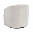Lexicon Seville Chenille Swivel Chair in Beige