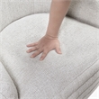 Lexicon Seville Chenille Swivel Chair in Beige