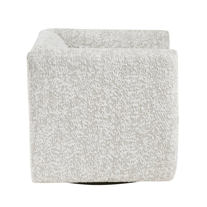 Lexicon Vienna Jacquard Swivel Chair in Beige