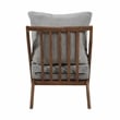 Lexicon Audrey Chenille Accent Chair in Gray