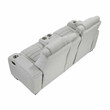 Lexicon Ronan Microfiber Dbl Reclining L. Seat with Center Console in Light Gray