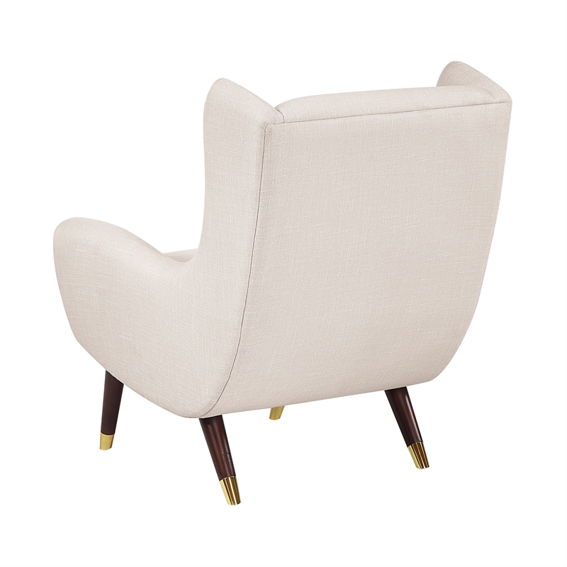 Lexicon Greta Textured Accent Chair in Beige