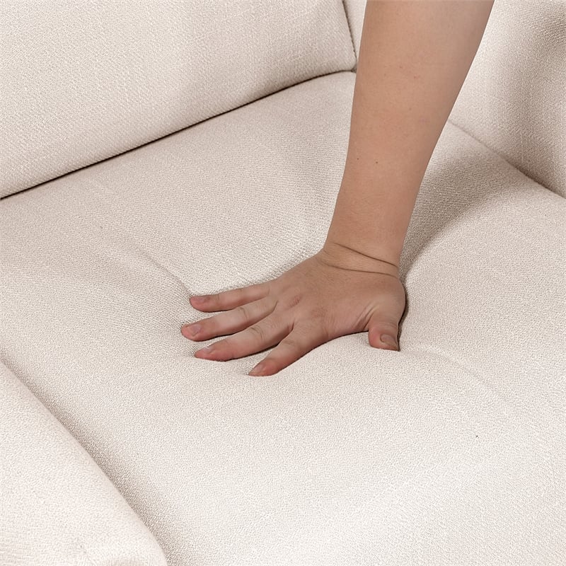 Lexicon Greta Textured Accent Chair in Beige