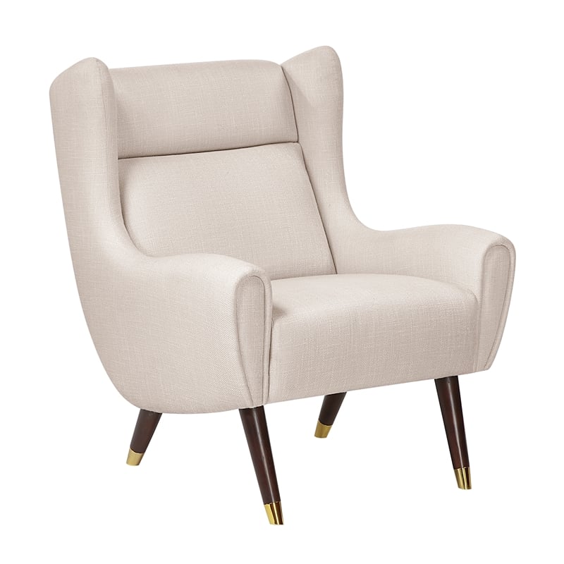 Lexicon Greta Textured Accent Chair in Beige