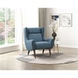 Lexicon Greta Textured Accent Chair in Blue
