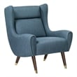 Lexicon Greta Textured Accent Chair in Blue