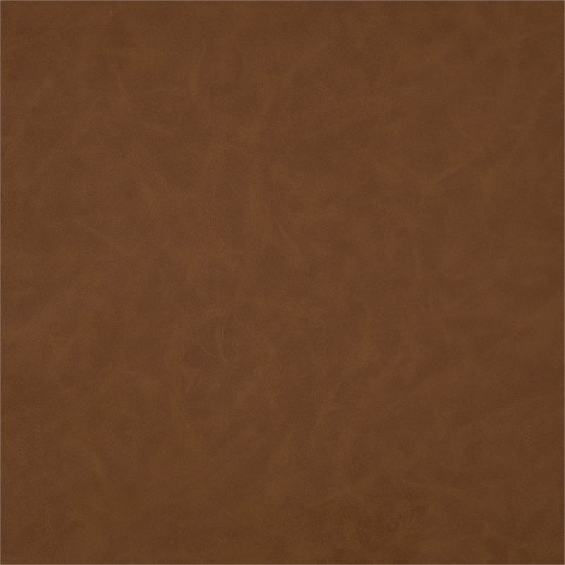 Lexicon Sawyer Faux Leather Accent Chair in Camel