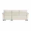 Lexicon Elara Textured 2pcs Reversible Sectional with Reversible Chaise in Beige