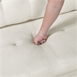 Lexicon Elara Textured 2pcs Reversible Sectional with Reversible Chaise in Beige