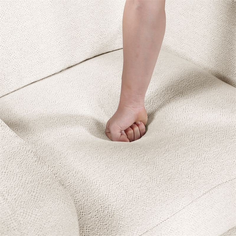 Lexicon Vera Chenille Pwr Double Reclining Sofa with USB Charging Ports in Beige