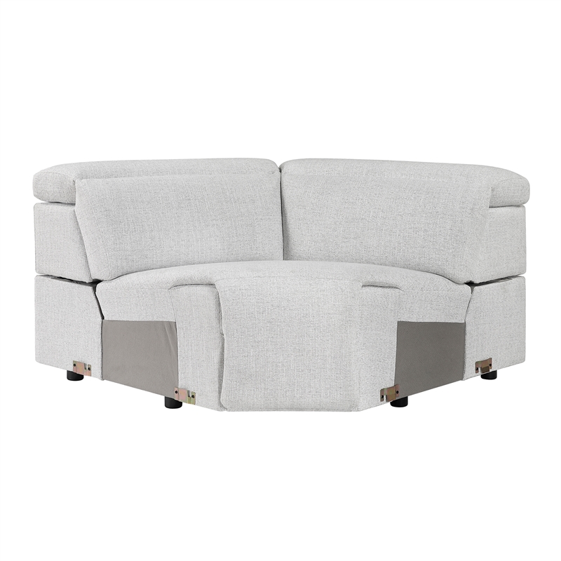 Lexicon McPherson Chenille (4/5) Corner Seat in Cloud