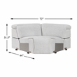 Lexicon McPherson Chenille (4/5) Corner Seat in Cloud