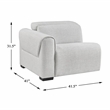 Lexicon McPherson Chenille (1/2) Power Left Side Reclining Chair in Cloud