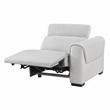 Lexicon McPherson Chenille (2/2) Power Right Side Reclining Chair in Cloud