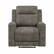 Lexicon Muncie Microfiber Reclining Chair in Brown