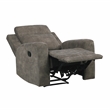 Lexicon Muncie Microfiber Reclining Chair in Brown