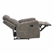 Lexicon Muncie Microfiber Reclining Chair in Brown