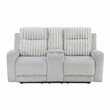 Lexicon Benton Corduroy Double Reclining Love Seat in Light Gray