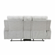 Lexicon Benton Corduroy Double Reclining Love Seat in Light Gray