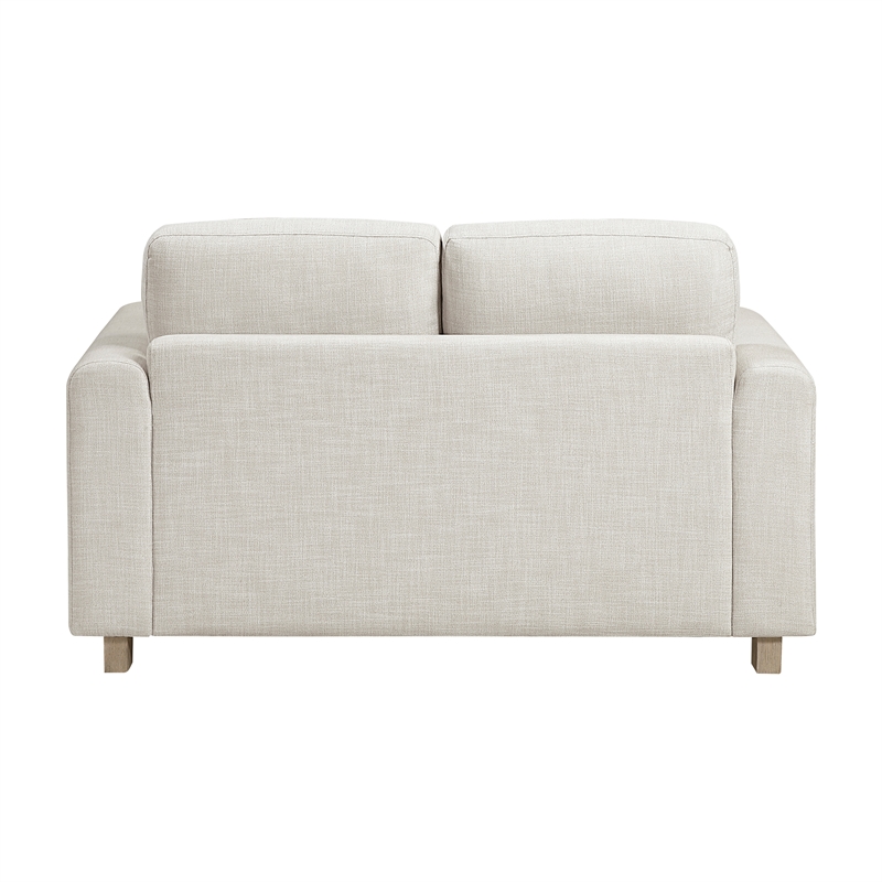 Lexicon Echo Textured Love Seat in Beige