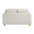 Lexicon Echo Textured Love Seat in Beige