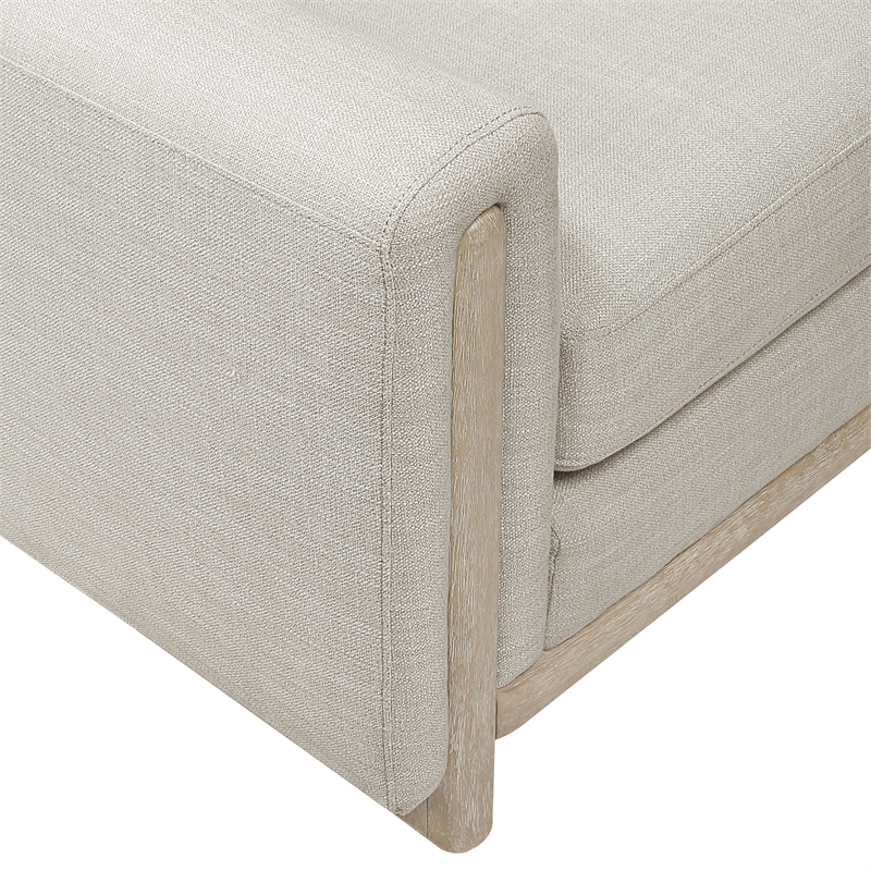 Lexicon Echo Textured Love Seat in Beige