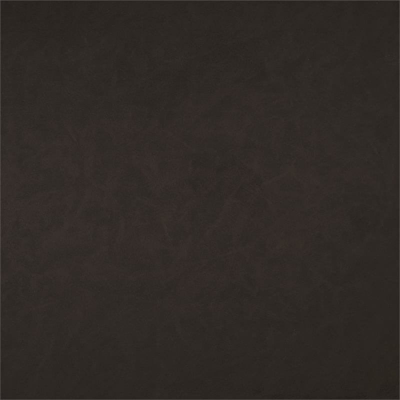 Lexicon Sawyer Faux Leather Accent Chair in Dark Coffee