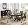 Lexicon Marston Fabric Dining Arm Chair in Natural