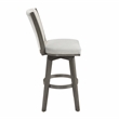 Lexicon Corvallis Velvet Pub Height Swivel Stool in Beige