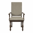 Lexicon Stonington Textured Dining Arm Chair in Beige
