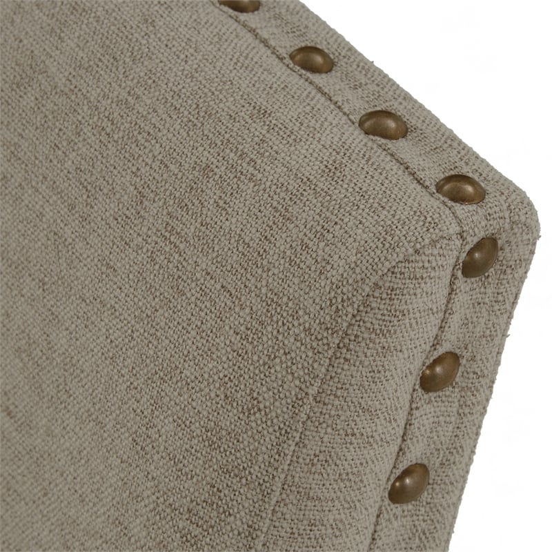 Lexicon Stonington Textured Dining Arm Chair in Beige