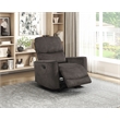 Lexicon Ouray Microfiber Rocker Reclining Chair in Chocolate