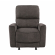 Lexicon Ouray Microfiber Rocker Reclining Chair in Chocolate