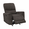 Lexicon Ouray Microfiber Rocker Reclining Chair in Chocolate
