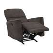 Lexicon Ouray Microfiber Rocker Reclining Chair in Chocolate
