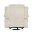 Lexicon Oxford Microfiber Swivel Glider Reclining Chair in Beige