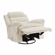 Lexicon Oxford Microfiber Swivel Glider Reclining Chair in Beige