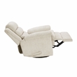 Lexicon Oxford Microfiber Swivel Glider Reclining Chair in Beige