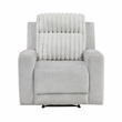Lexicon Benton Corduroy Reclining Chair in Light Gray