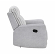 Lexicon Benton Corduroy Reclining Chair in Light Gray