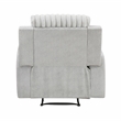 Lexicon Benton Corduroy Reclining Chair in Light Gray