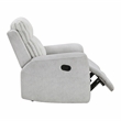 Lexicon Benton Corduroy Reclining Chair in Light Gray