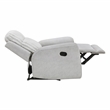 Lexicon Benton Corduroy Reclining Chair in Light Gray
