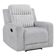 Lexicon Benton Corduroy Reclining Chair in Light Gray