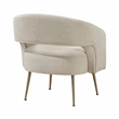 Lexicon Roslyn Velvet Accent Chair in Taupe